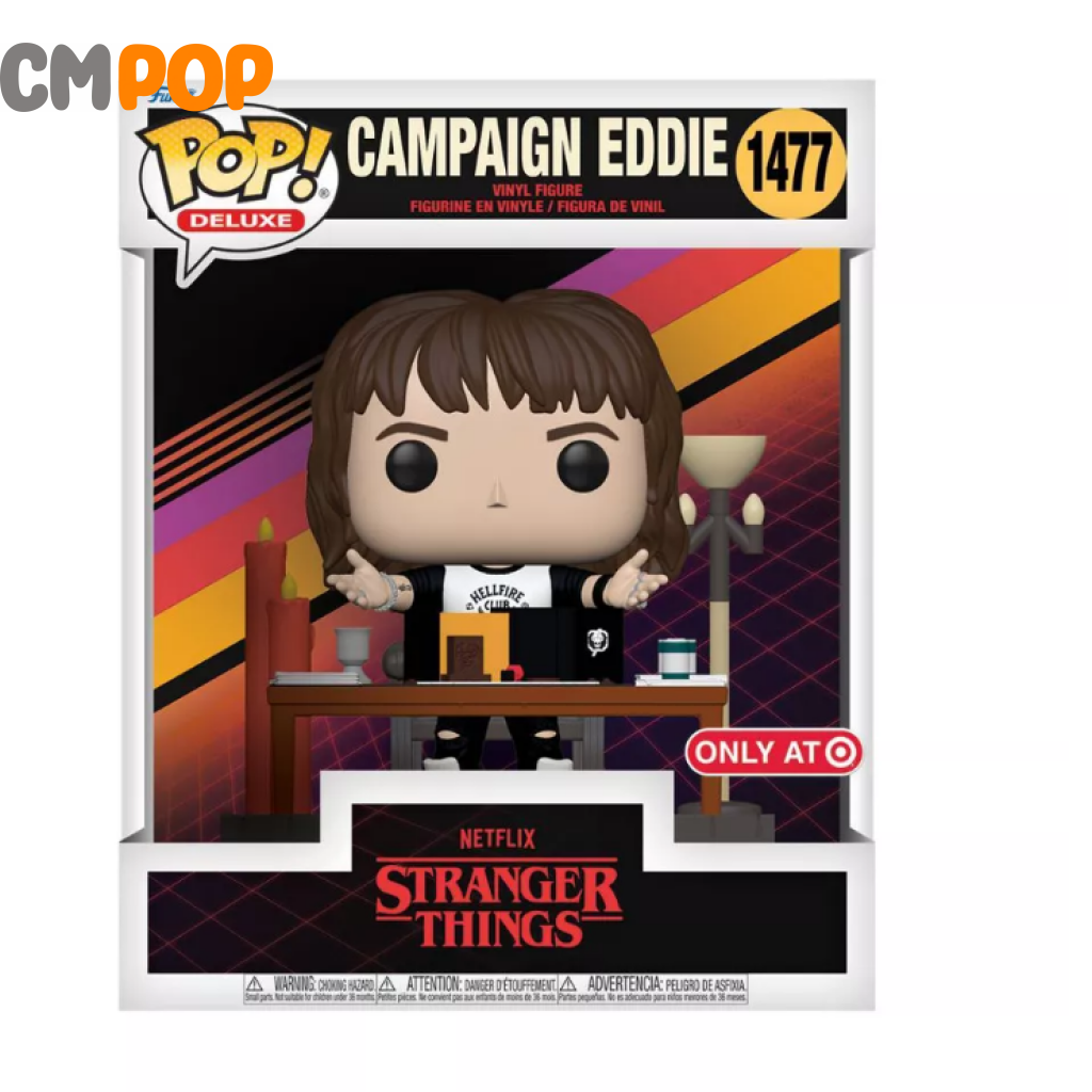 Campaign Eddie - #1477 Stranger Things Funko Pop! Target Exclusive Pop