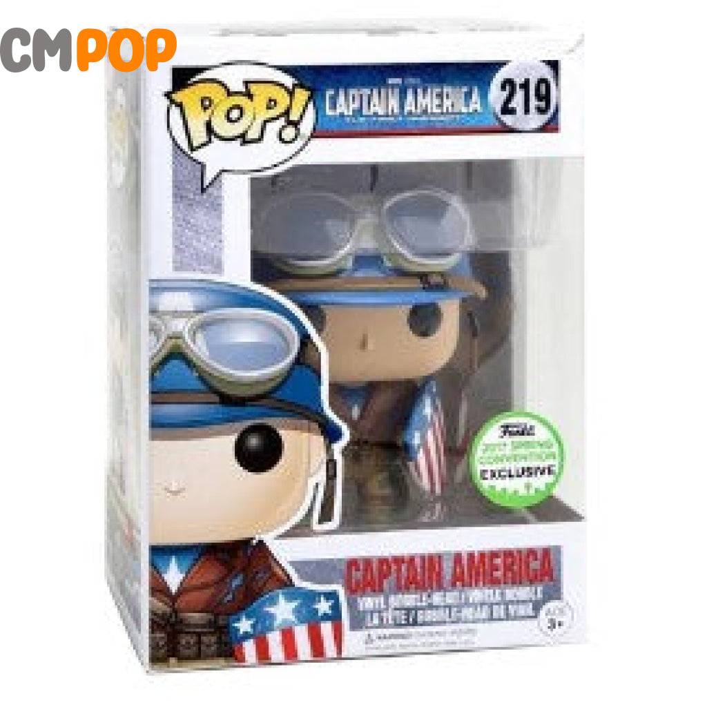 Captain America - #219 Funko Pop! The First Avenger 9/10 Condition Pop