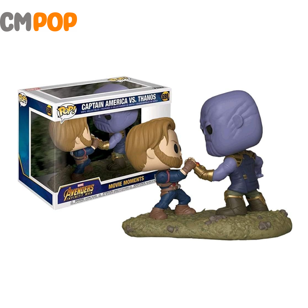 Captain America Vs. Thanos - Movie Moments #698 Funko Pop! Marvel Avengers Infinity War Emp