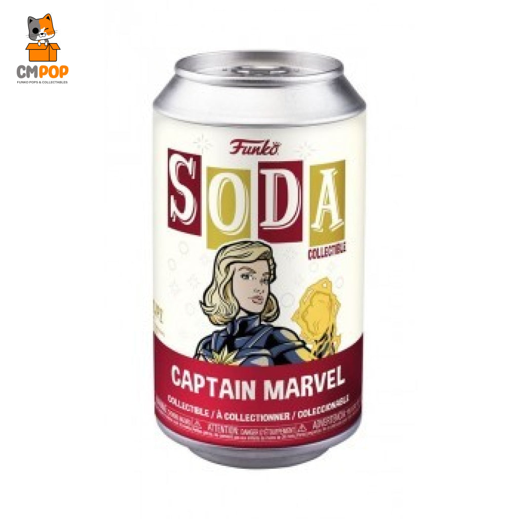 Captain Marvel - Funko Vinyl Soda The Marvels Chance Of Chase