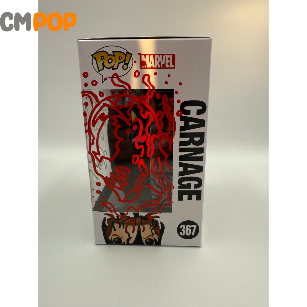 Carnage - #367 - Funko Pop! - Marvel - Venom - Signed by - Certified Pop! Funko Pop