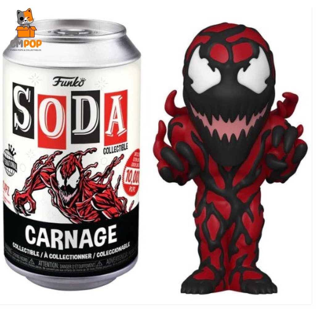 Carnage - Funko Vinyl Soda 10 000 Pieces Marvel Chance Of Chase