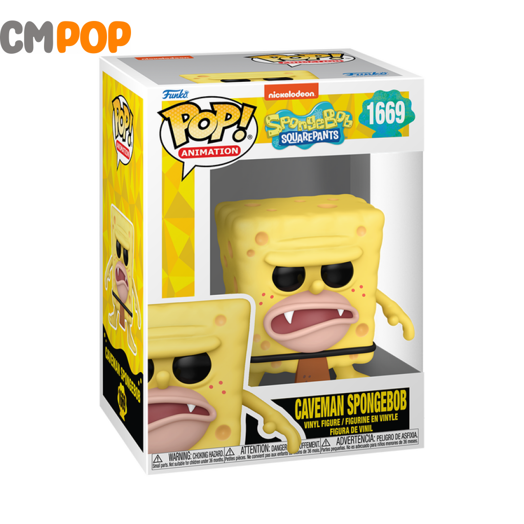 Caveman Spongebob -#1669 - Funko Pop! Squarepants Misc