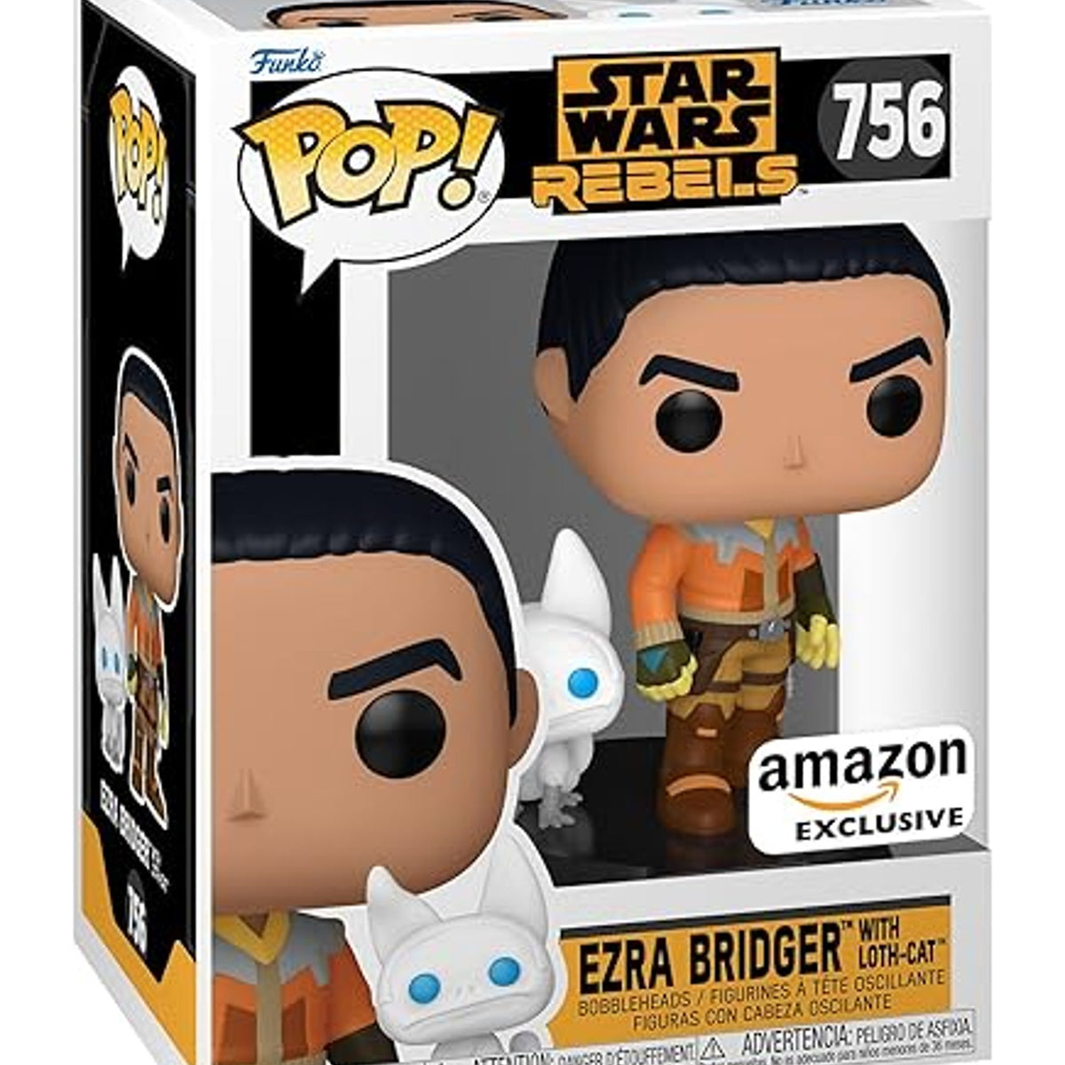 Funko Ezra Bridger With Loth Cat - #756 - Star Wars Rebels - Amazon Exclusive