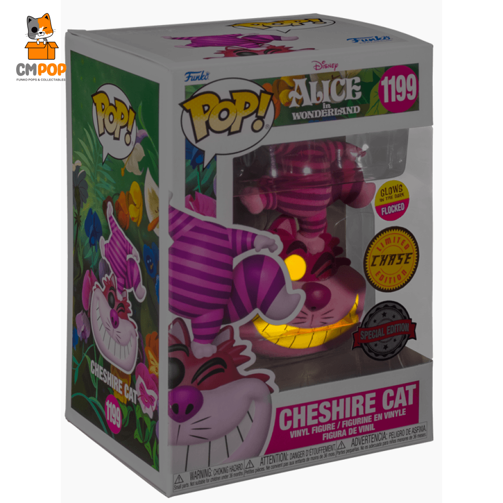 Cheshire Cat Chase - #1199 Funko Pop! Disney Alice In Wonderland Special Edition Exclusive Pop