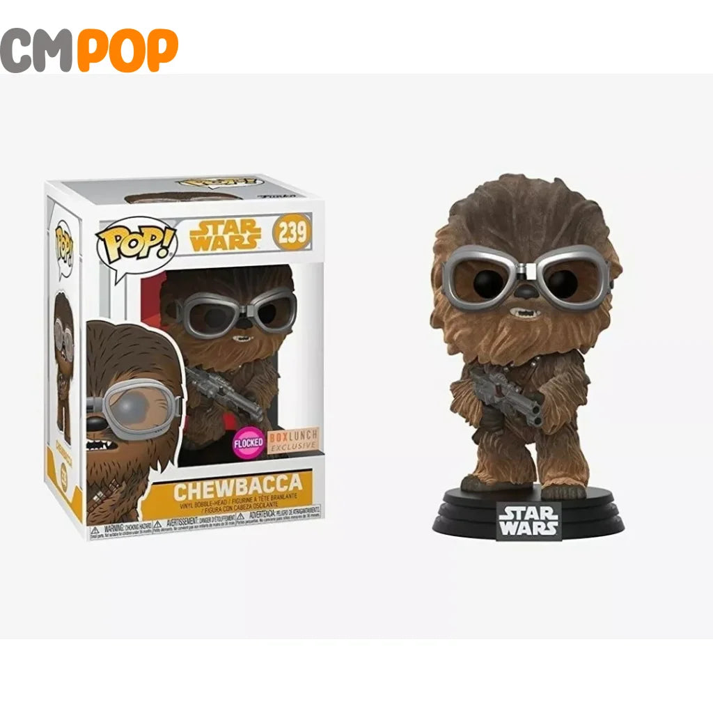 Chewbacca - #239 Funko Pop! Starwars Flocked Box Lunch Exclusive Pop