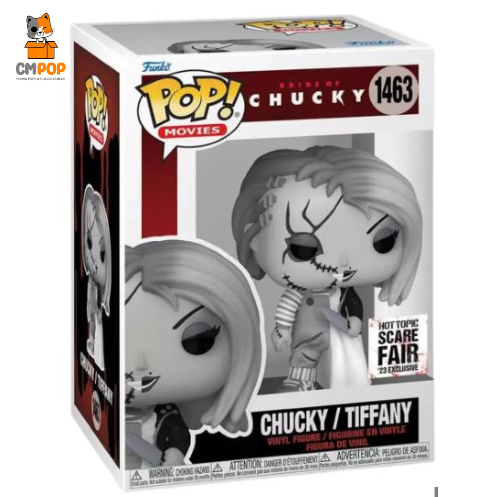 Chucky/Tiffany- #1463 - Funko Pop! Bride Of Chucky Hot Topic Scare Fair Exclusive Pop