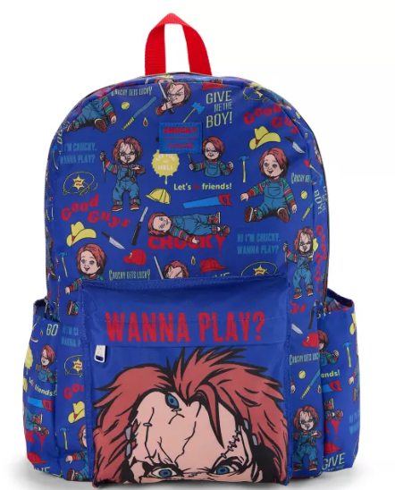 Spencers Chucky Good guys AOP Nylon Backpack - Loungefly