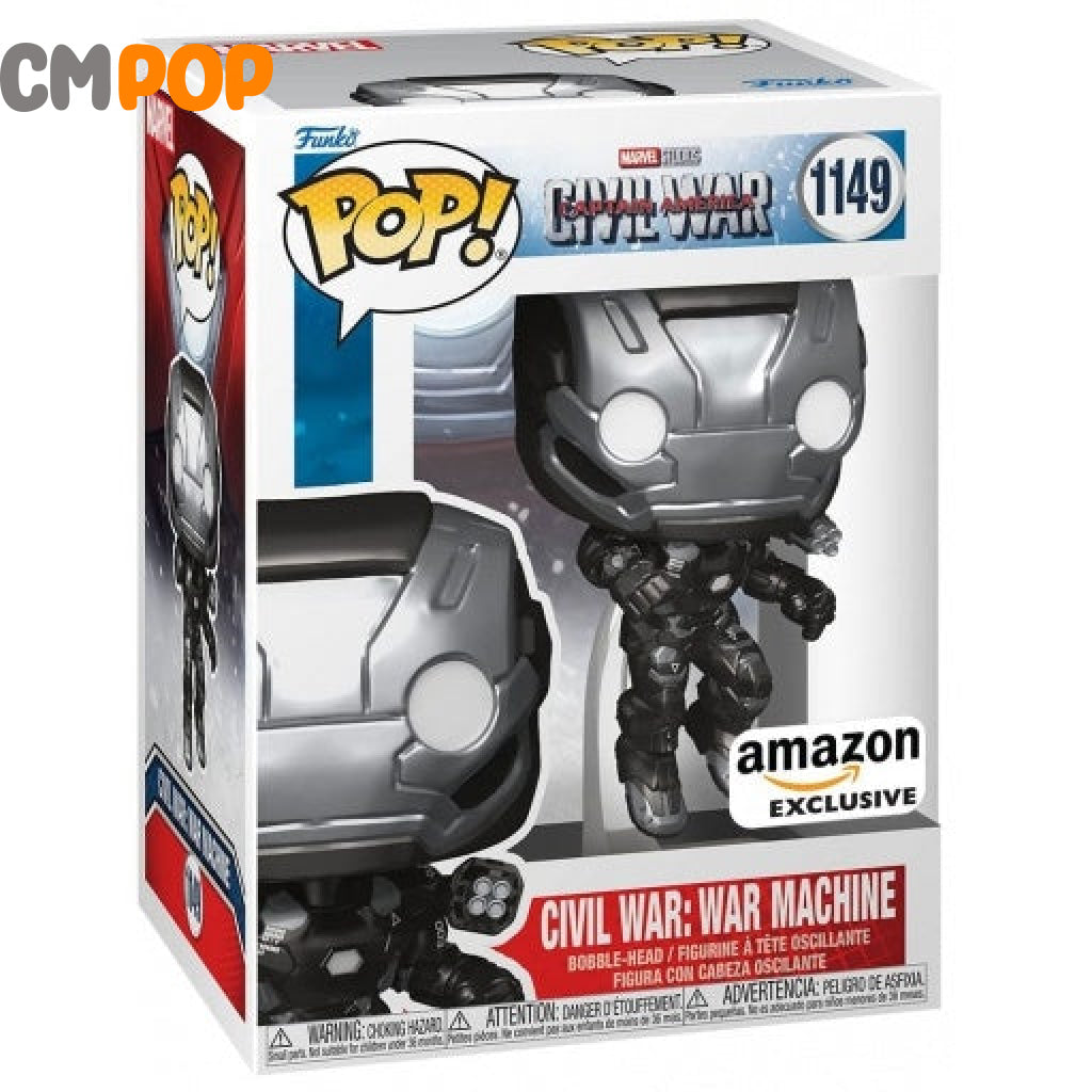 Civil War: War Machine - #1149 - Funko Pop! - Marvel - Captain America - Civil War - Amazon Exclusive