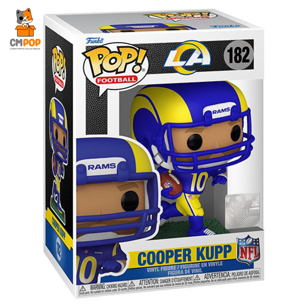 Cooper Kupp [Los Angeles Rams] - #182- Funko Pop! Nfl Sports Pop