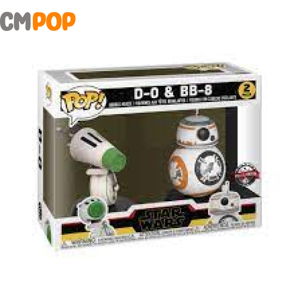 D-0 & Bb- 8 - 2 Pack Funko Pop! Star Wars Exclusive Pop