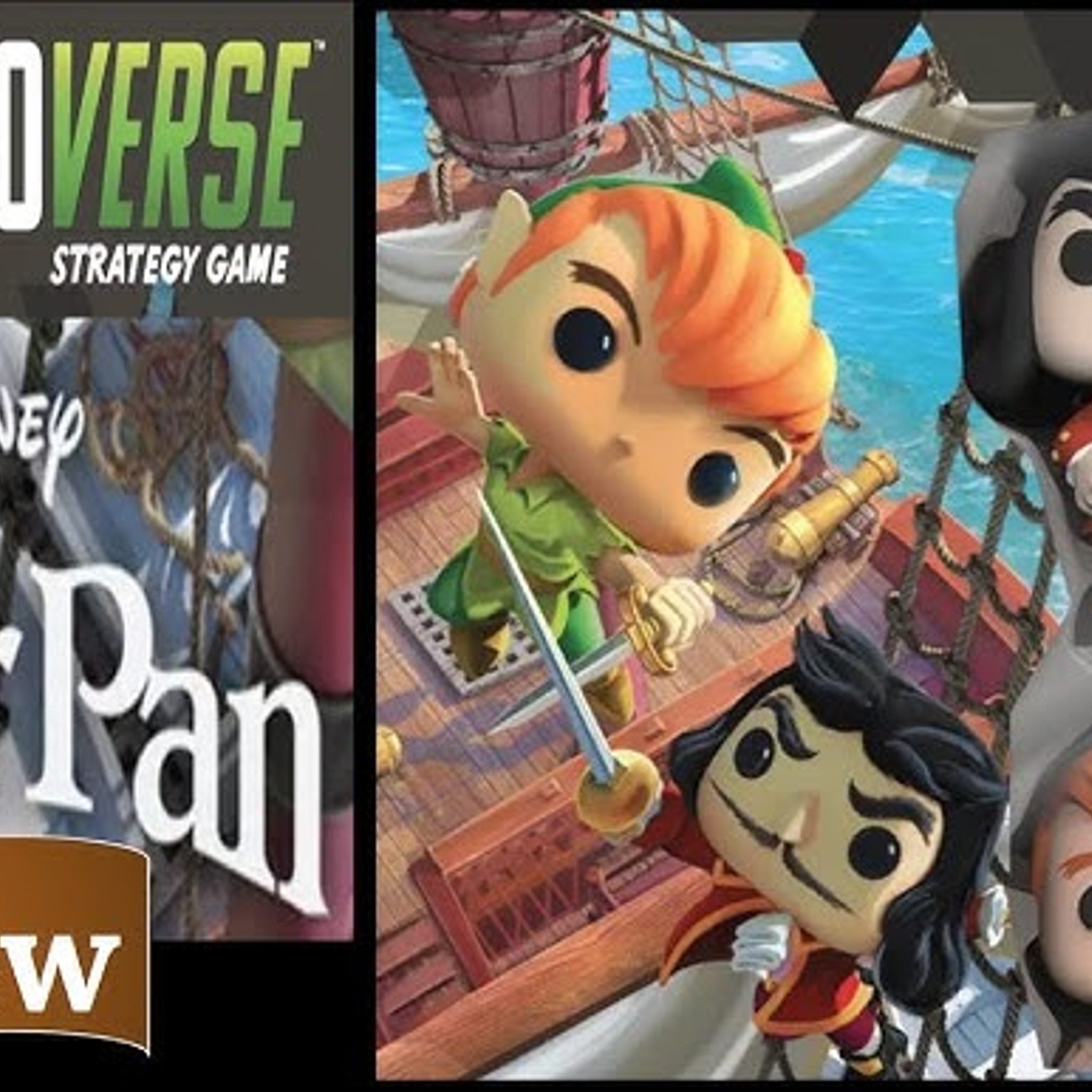 Funkoverse Strategy Game Peter Pan Board Game - Funkoverse!