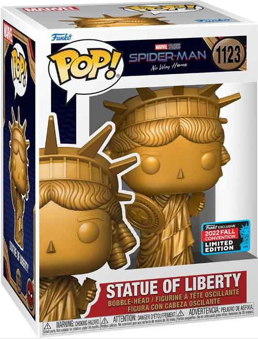 Spiderman Statue Of Liberty Marvel Spider-Man No Way Home - #1123 - Funko POP! - 2022 Fall Con Exclusive