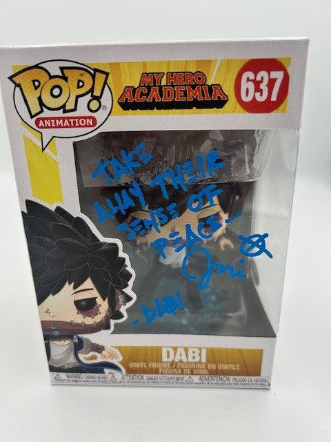 Dabi My Hero Academia - #637 - Funko Pop! -  My Hero Academia - Signed By Jason Liebrecht - 2019 Fall Convention Limited Edition