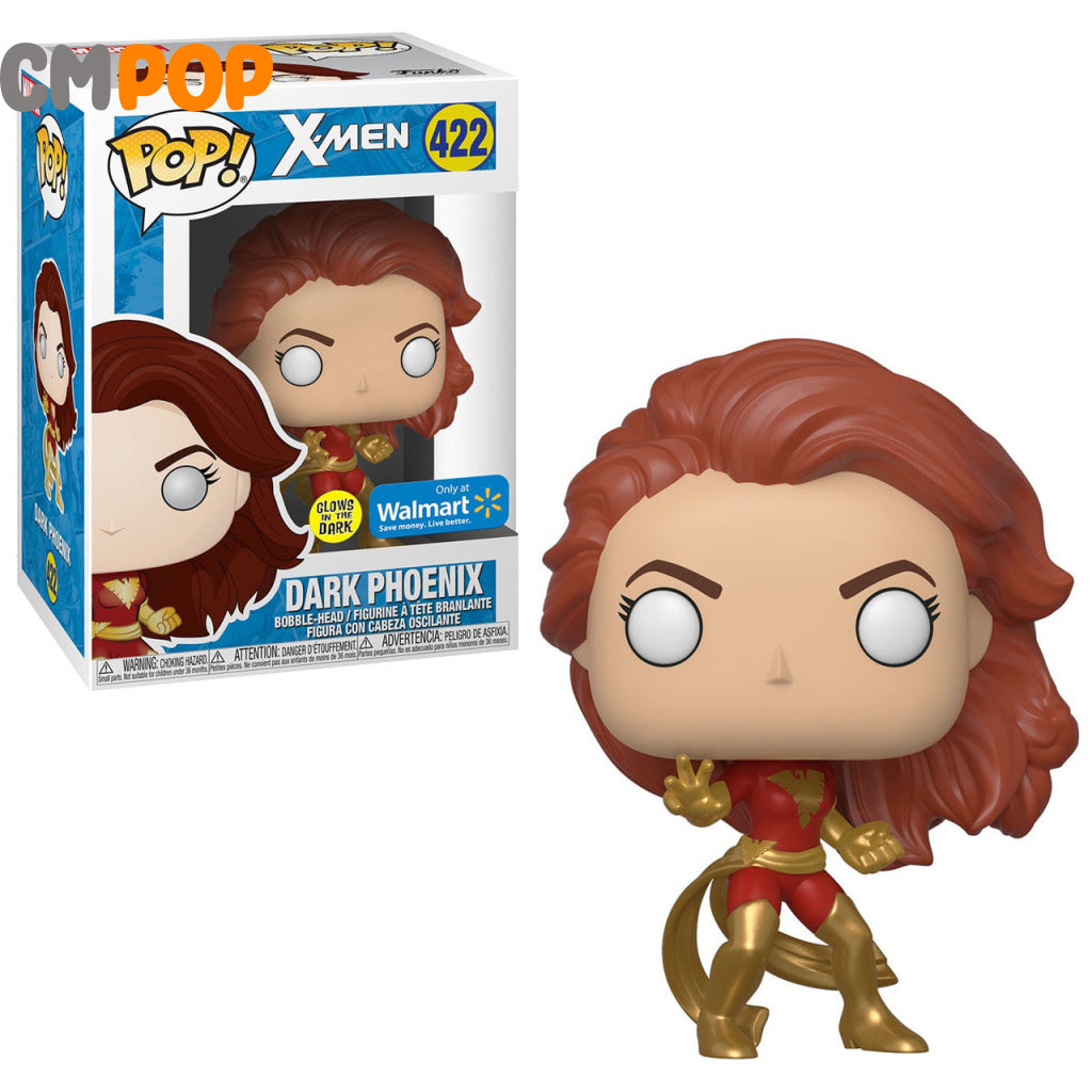 Dark Phoenix - #422 - Funko Pop! -X-men - Glow in the Dark - Walmart Exclusive Funko Pop