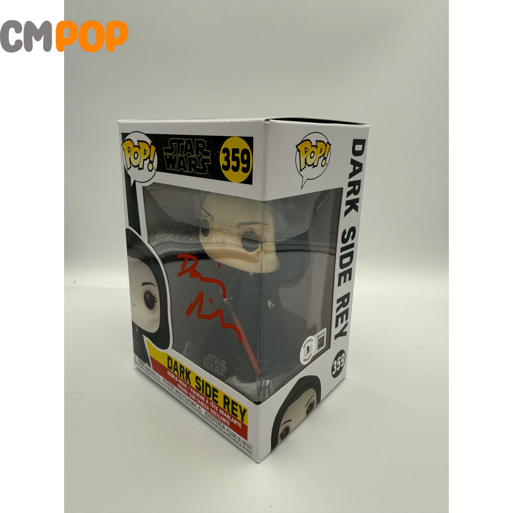 Dark Side Rey - #359 - Funko Pop! - Star Wars - Signed by Ridley Daisy - Certified Pop! Funko Pop