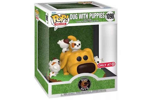 Dug Days Dug With Puppies - #1098- Funko POP! Deluxe Target Exclusive