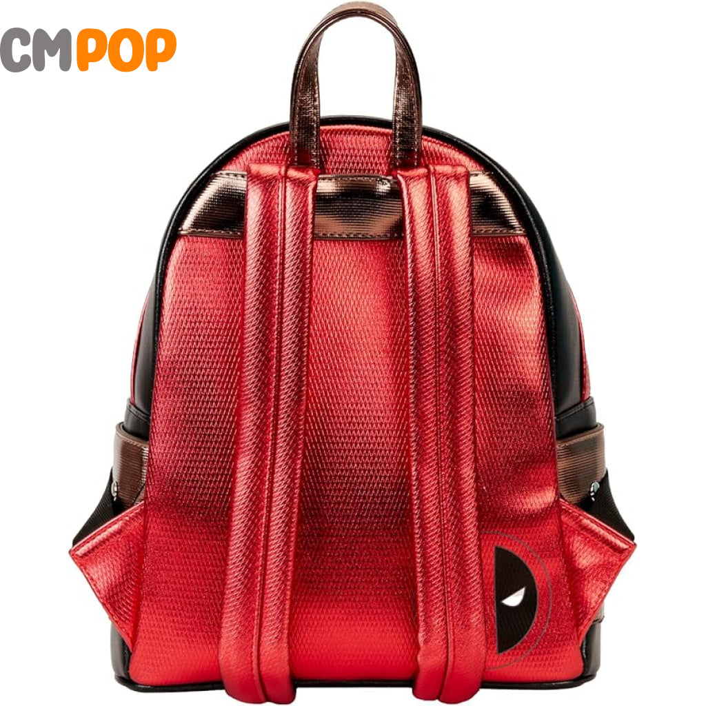 Deadpool Metallic Collection Cosplay Mini Backpack - Loungefly