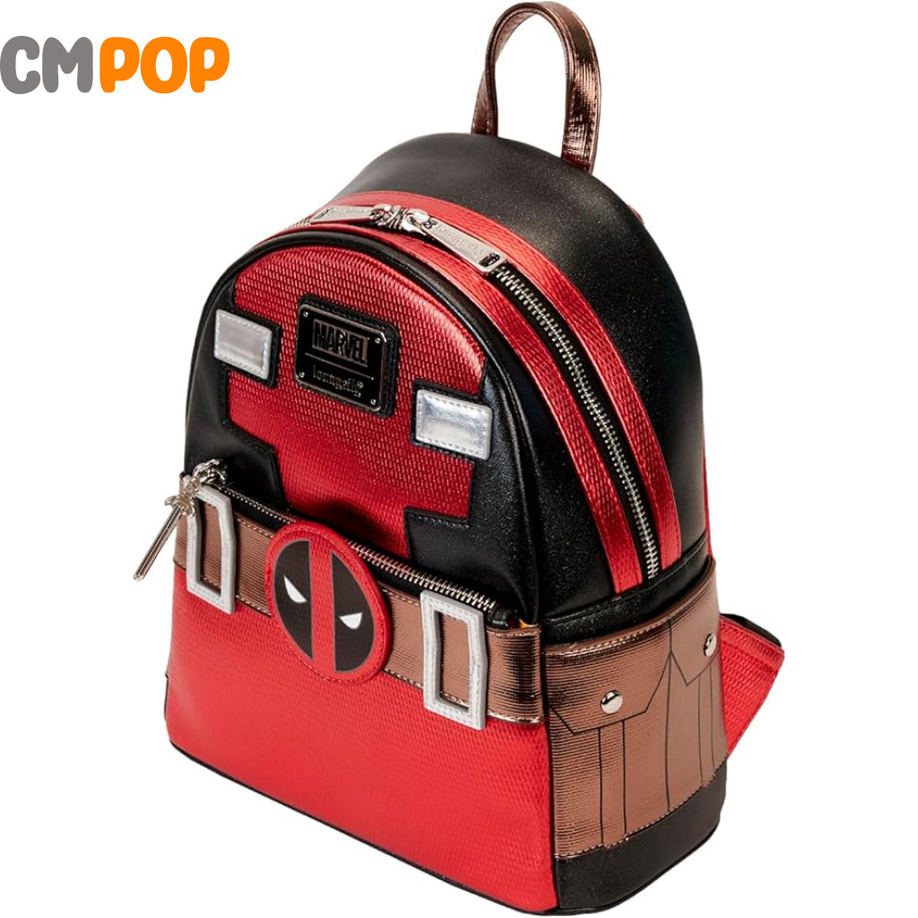Deadpool Metallic Collection Cosplay Mini Backpack - Loungefly