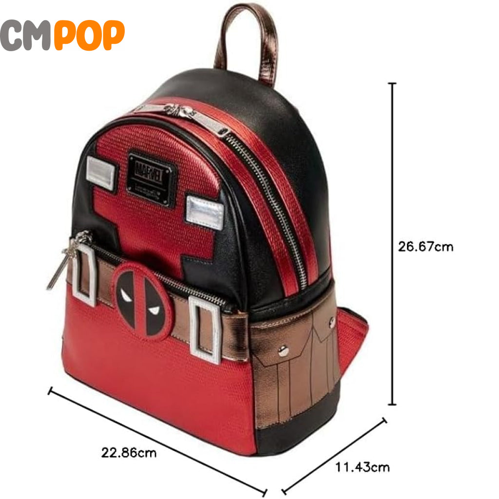 Deadpool Metallic Collection Cosplay Mini Backpack - Loungefly