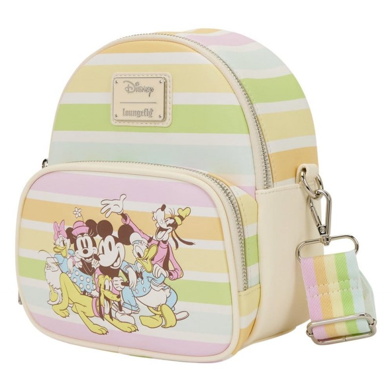 Disney Mickey and Friends Stripe Conv Crossbody - Loungefly
