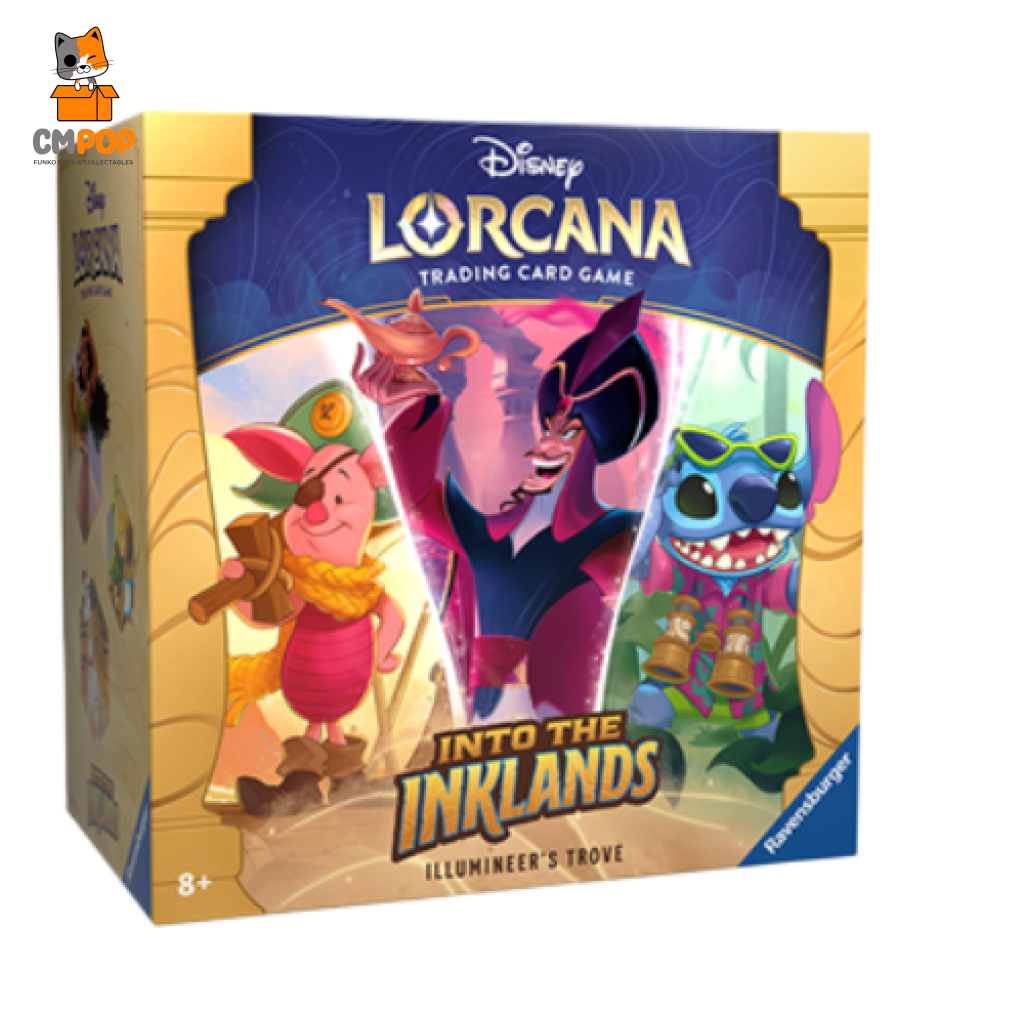 Disney Lorcana Trading Card Game Seris 3: Into The Inklands – Trove Trainer Set Pokémon