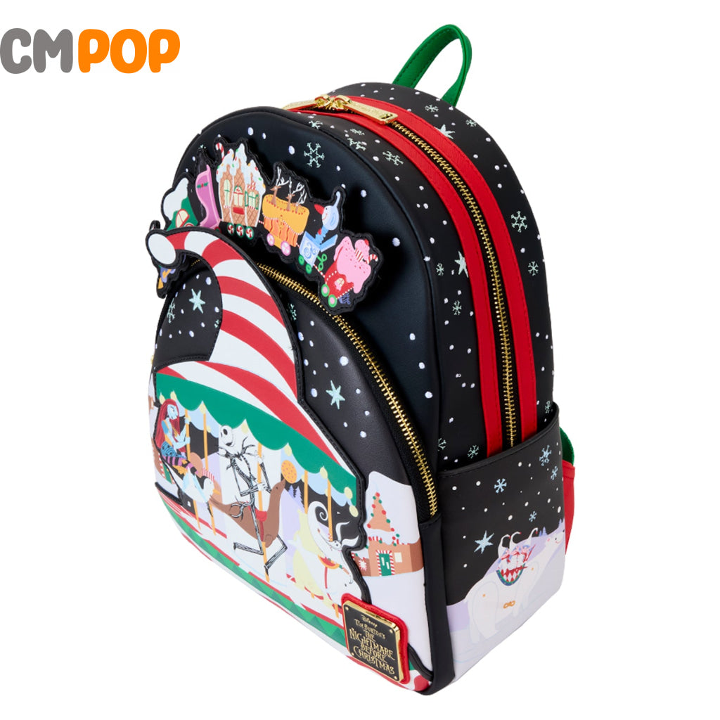 Disney Nightmare Before Christmas Journey To Town Mini Backpack - Loungefly