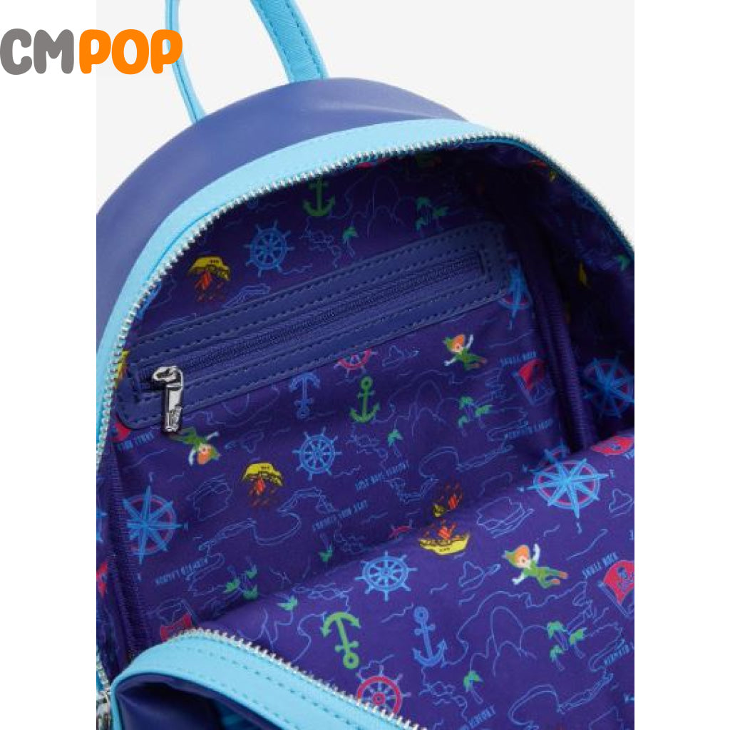 Disney Peter Pan Nighttime Flight Glow-In-The-Dark - Boxlunch Exclusive Loungefly Mini Backpack