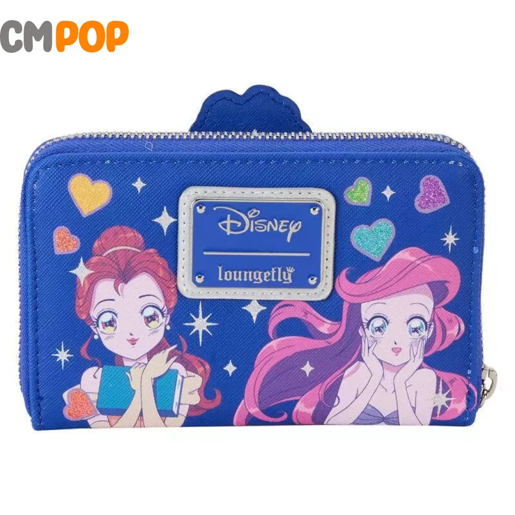 Disney Princess Manga Style Zip Around Wallet - Loungefly