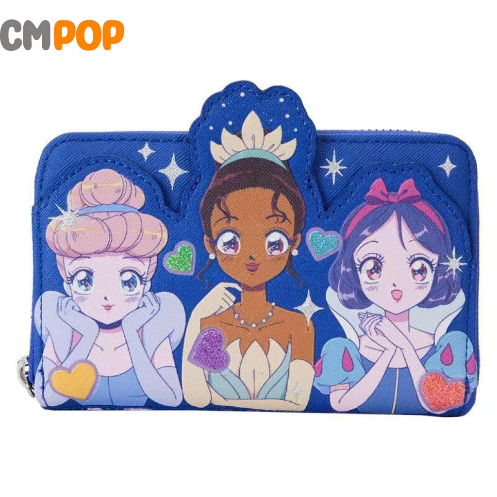 Disney Princess Manga Style Zip Around Wallet - Loungefly