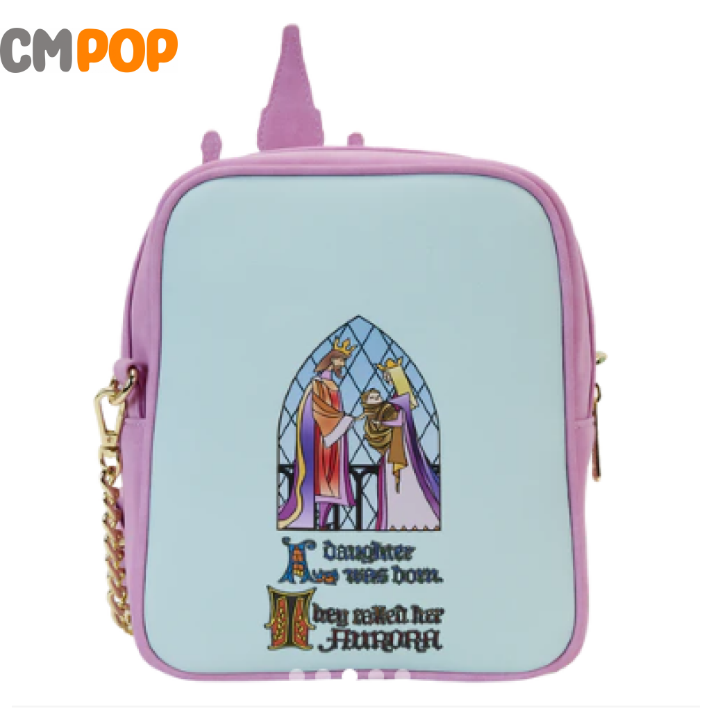 Disney Sleeping Beauty Stained Glass Castle Crossbody - Loungefly