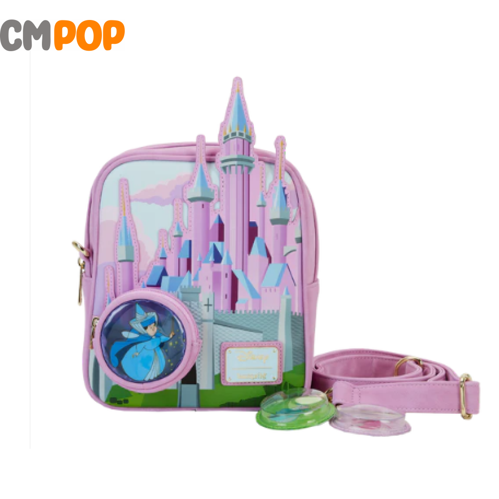 Disney Sleeping Beauty Stained Glass Castle Crossbody - Loungefly