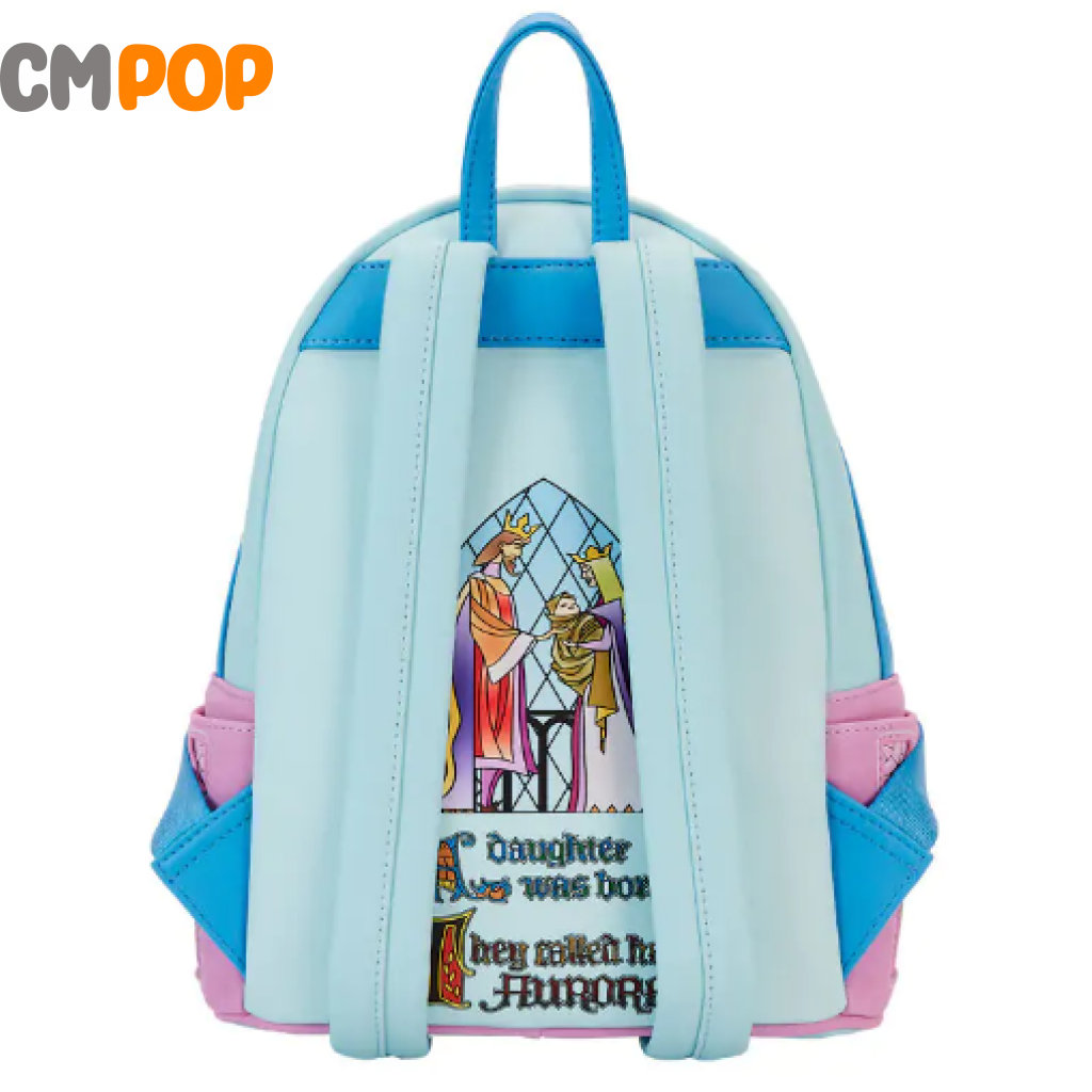 Disney Sleeping Beauty Stained Glass Castle Mini Backpack - Loungefly