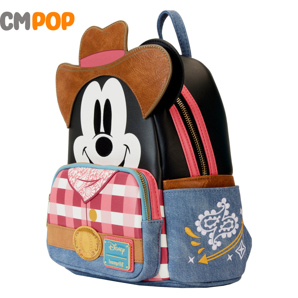 Disney Western Mickey Mouse Cosplay Mini Backpack - Loungefly