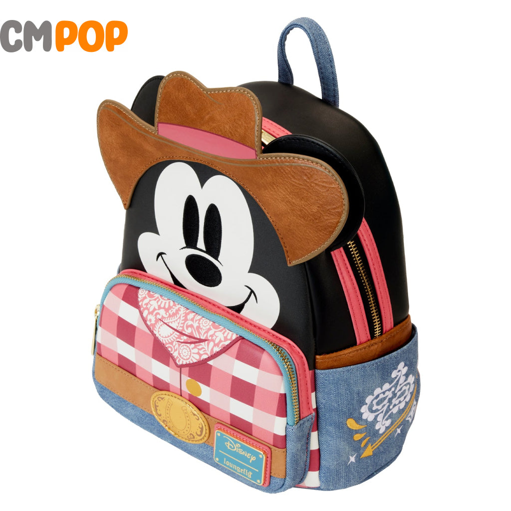 Disney Western Mickey Mouse Cosplay Mini Backpack - Loungefly