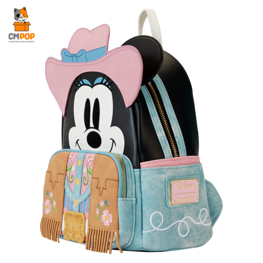 Disney Western Minnie Mouse Cosplay Mini Backpack - Loungefly