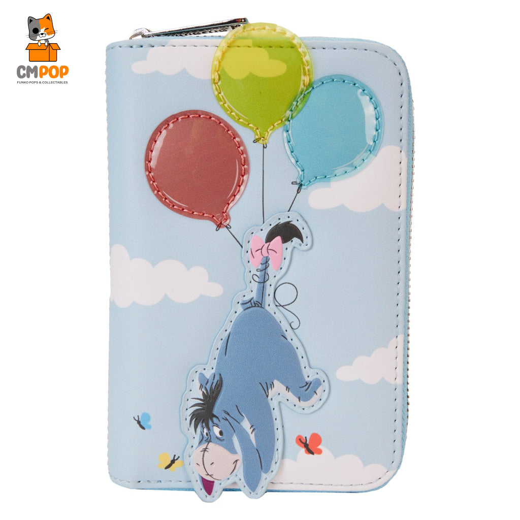 Disney Winnie The Pooh Balloons Zip Around Wallet - Loungefly