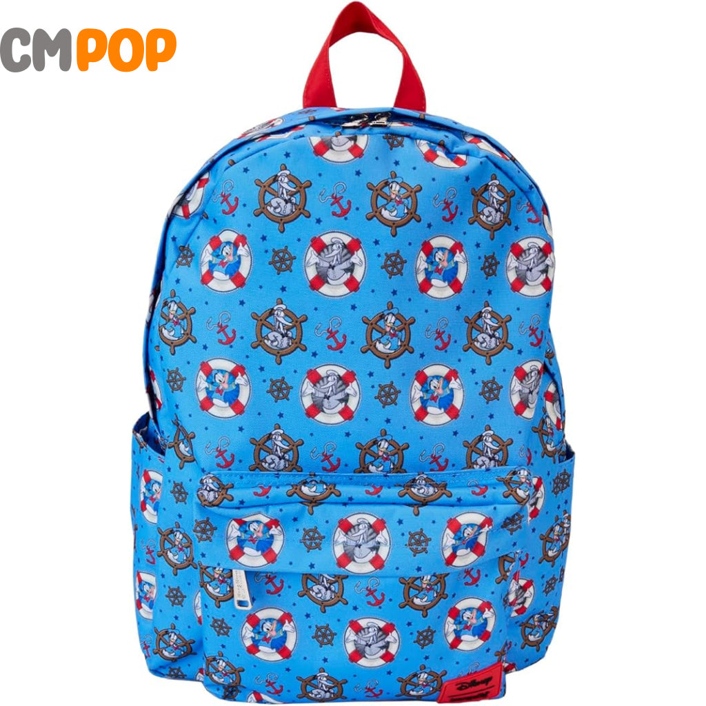 Donald Duck 90th Anniversary Nylon Backpack - Loungefly - Disney Loungefly