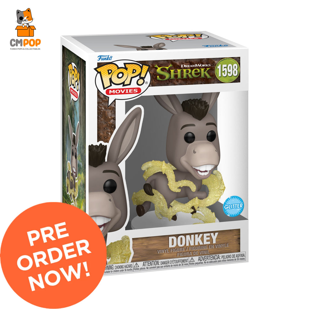 Donkey Glitter - #1598 Funko Pop! Shrek Pop