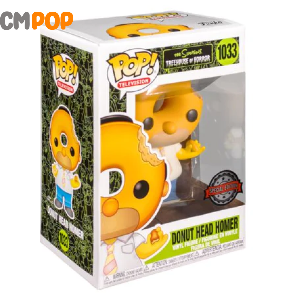 Simpsons Pop Donut Head Homer - #1033 - Funko Pop! - The Simpsons - Special Edition