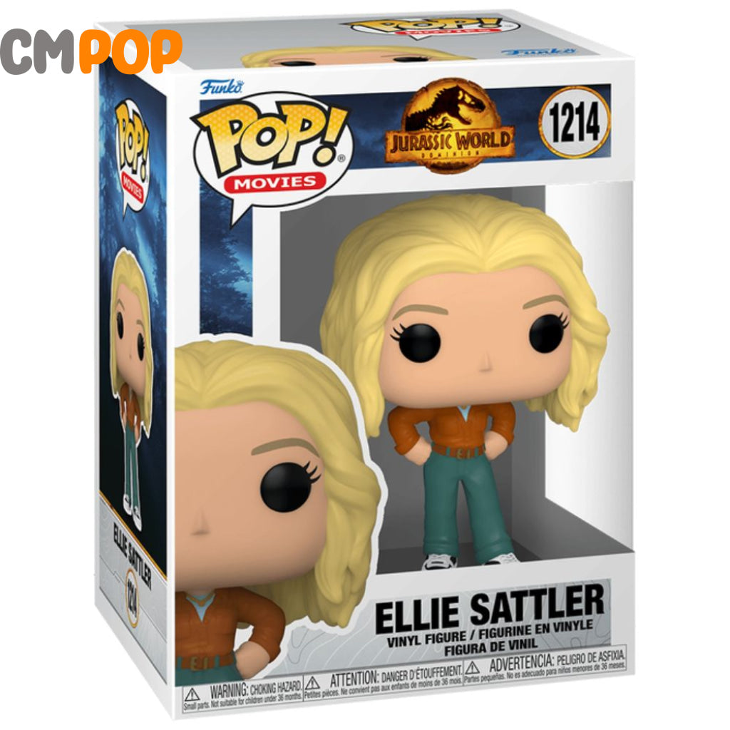 Dr.Ellie Sattler - #1214 - Funko Pop! - Jurassic World - Movies Funko Pop