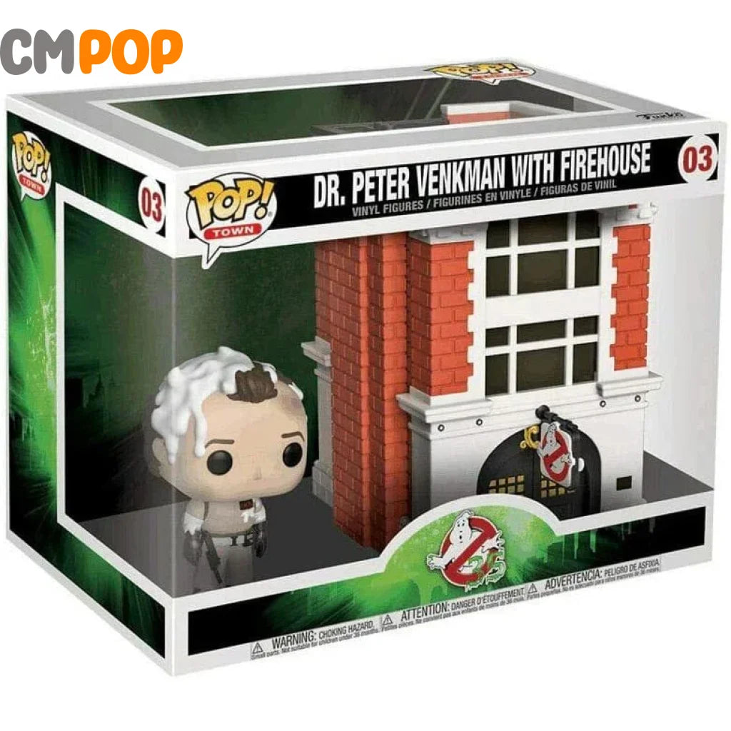 Dr. Peter Venkman with Firehouse - #03 - Funko Pop! - Movies - Town - Ghostbusters Funko Pop