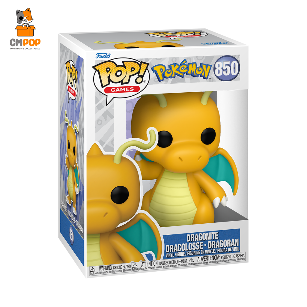 Dragonite - #850 Funko Pop! Pokemon Pop