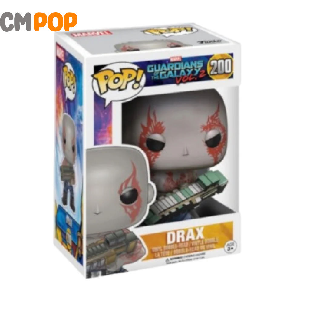 Drax- #200 - Funko Pop! Marvel Guardians Of The Galaxy Vol 2 Pop
