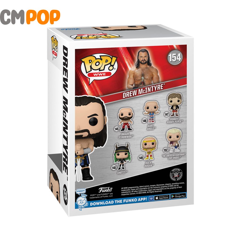 Drew Mcintyre - #154 Funko Pop! Wwe Pop