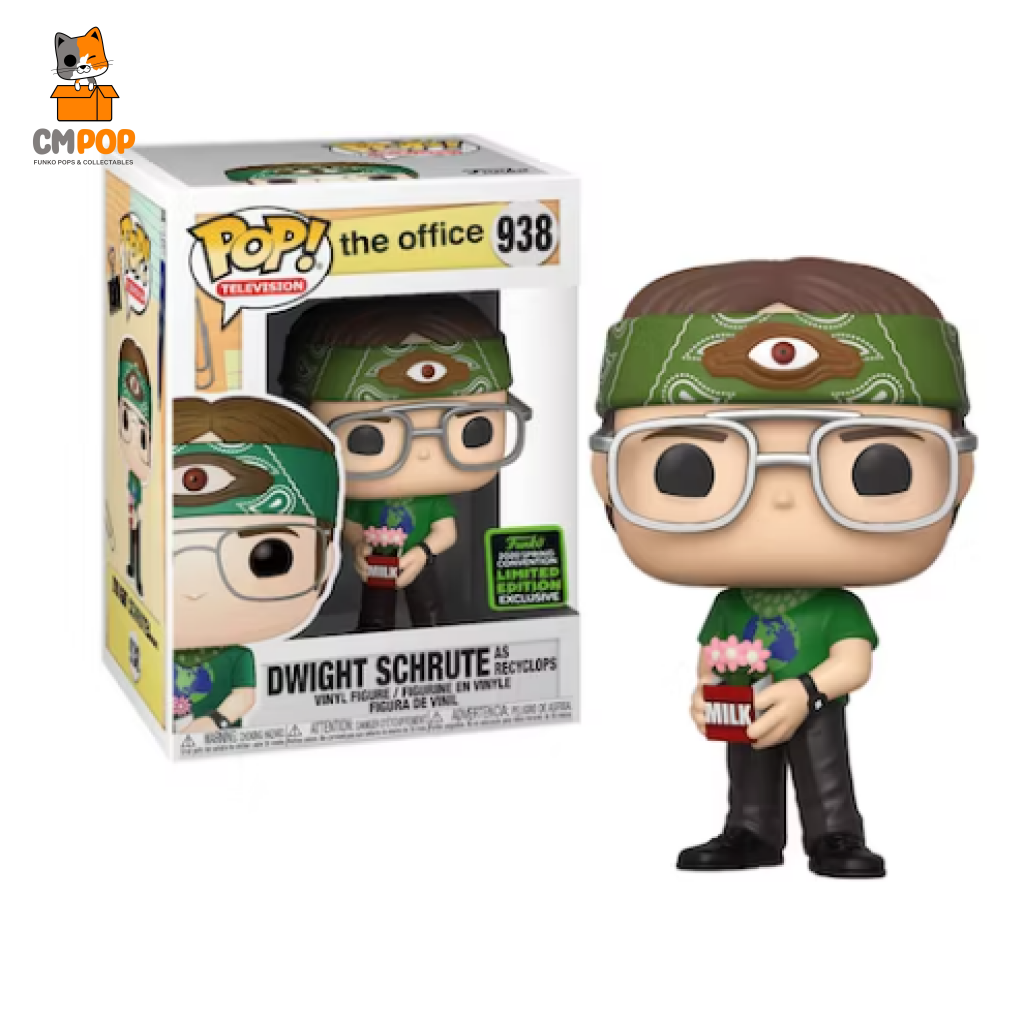 Dwight Schrute As Recyclops - #938 Funko Pop! The Office 2020 Spring Con Exclusive Pop