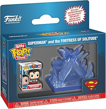 Superman And The Fortress Of Solitude - Bitty Pop Towns