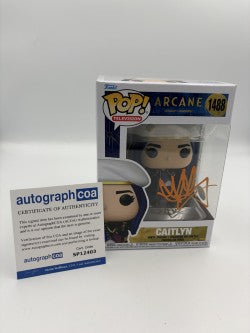 Caitlyn - #1488 - Funko Pop! - Television - League of Legends - Arcane - Signed By Katie Leung  - Autographcoa Certified Pop
