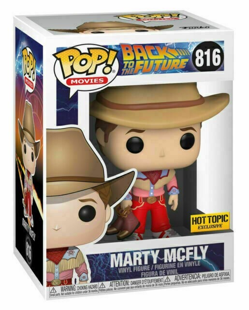 Back To The Future Marty McFly Cowboy - #816 - Funko Pop! Hot Topic Exclusive