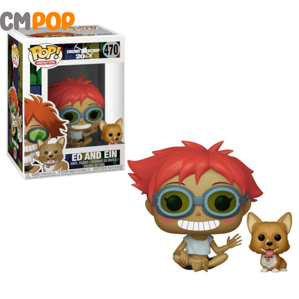 Ed And Ein - #470 Funko Pop! Animation Cowboy Bebop 20Th Pop